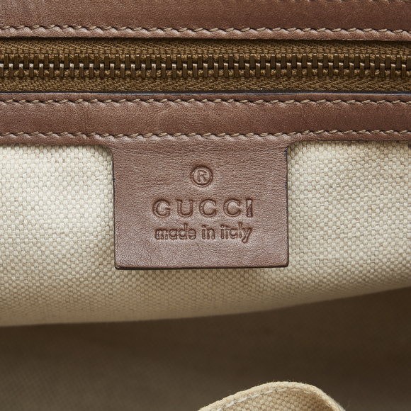 Pre-Loved Gucci Leather Running Tote Bag - Picture 6 of 12